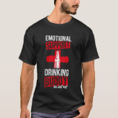 Emotional Support Drinking Buddy DO NOT PET Funny  Tシャツ (正面)