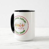 Emotional Support Holiday Squad マグカップ (正面左)