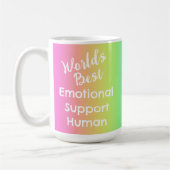Emotional Support Human Award虹 コーヒーマグカップ (左)