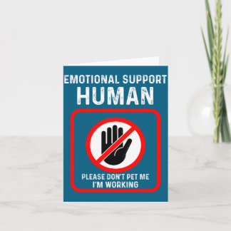 Emotional Support Human Halloween Costume Hallowee カード