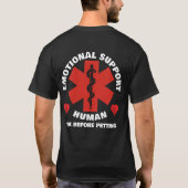 Emotional Support Human Tシャツ (裏面)