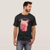 Emotional Support Piglet Cute Kawaii Pig Japanese Tシャツ (正面フル)
