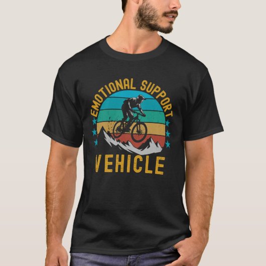 Emotional Support Vehicle Cycling  Tシャツ (正面)