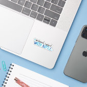 Emotional Support Water Bottle – Hydration シール (ノートパソコンとiPhone)