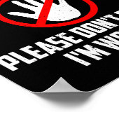 Emotional-suprt Human Halloween Costume Do Not Pet ポスター (角)