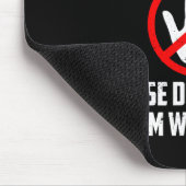 Emotional-suprt Human Halloween Costume Do Not Pet マウスパッド (コーナー)