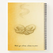 Emotional Wellness Spiral Notebook hard cover ノートブック (裏面)