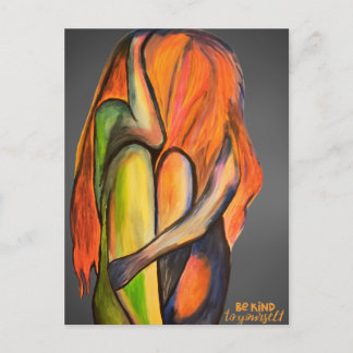 Emotionales Be Kind yourself Design ポストカード