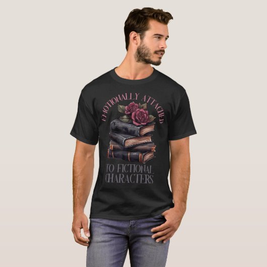 Emotionally Attached Fictional Characters Dark Rom Tシャツ (正面フル)