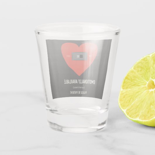 Emotionally available  ショットグラス (裏面)