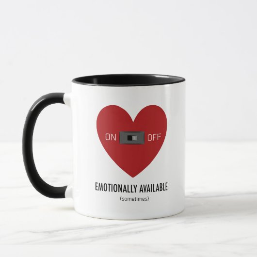 Emotionally available  マグカップ (左)