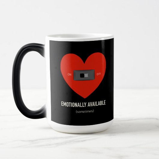 Emotionally available  モーフィングマグカップ (左)