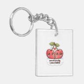 Emotionally Cherry Acrylic Keychains キーホルダー (正面左)
