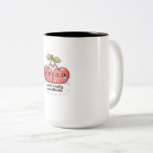 Emotionally Red Cherry Mugs ツートーンマグカップ (正面右)