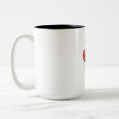 Emotionally Red Cherry Mugs ツートーンマグカップ (左)