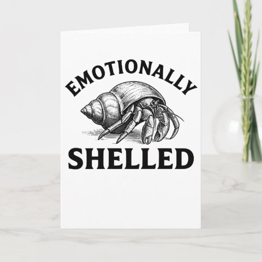 Emotionally Shelled Funny Hermit Crab カード (正面)