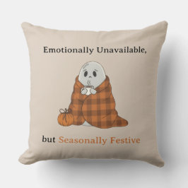 Emotionally Unavailable but Seasonally Festive クッション