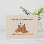 Emotionally Unavailable but Seasonally Festive 招待状 (スタンド正面)