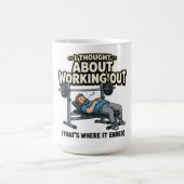 Emotionally Weak Physically Strong コーヒーマグカップ (中央)