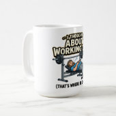 Emotionally Weak Physically Strong コーヒーマグカップ (正面左)