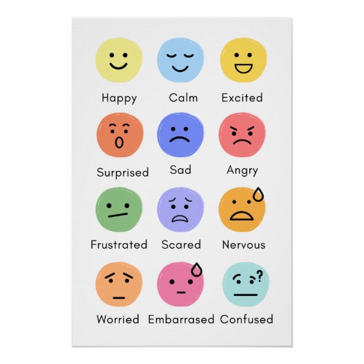 Emotions Large Glossy Poster ポスター (正面)