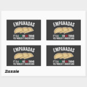 Empanadasあなたが理解しないメキシコの事だ 長方形シール (シート)