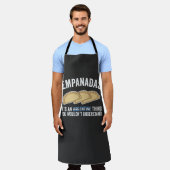 Empanadasアルゼンチン人の手に負えないもの エプロン (着用した状態)