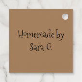 Empanadas Just You自家製Empanadaペストリー フェイバータグ (裏面)