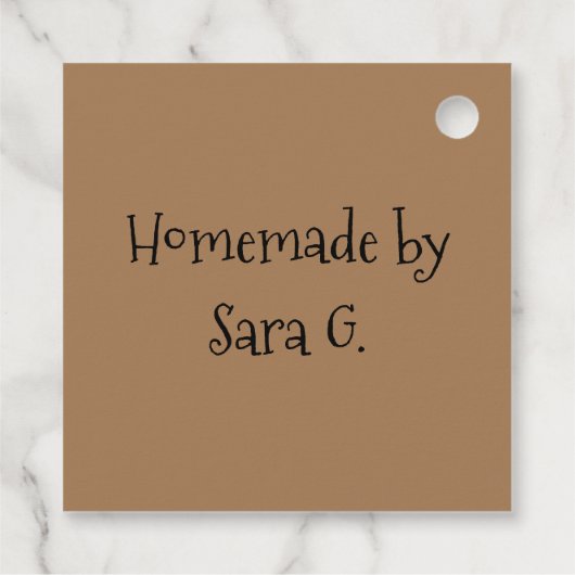 Empanadas Just You自家製Empanadaペストリー フェイバータグ (裏面)