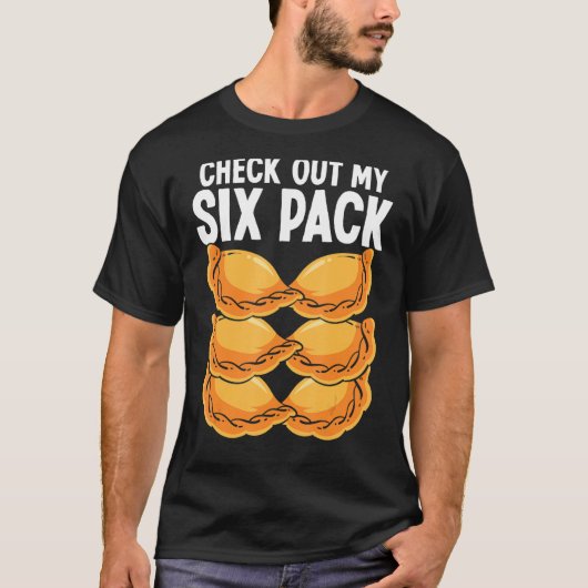 Empanadas Makerチェックアウトmy Sixpack Empanadas Lat Tシャツ (正面)