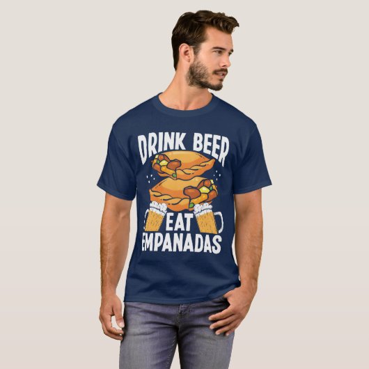 Empanadas Maker Beer Drinking Lover Latin Food boy Tシャツ (正面フル)
