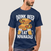 Empanadas Maker Beer Drinking Lover Latin Food boy Tシャツ (正面)