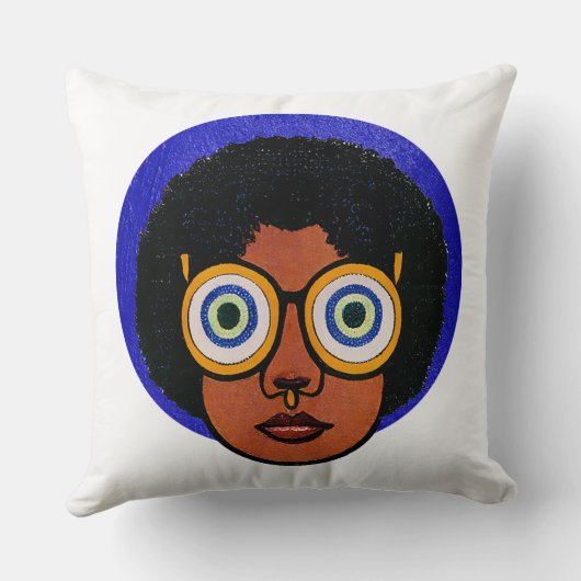 Empathにシアン色を設定 クッション (裏面)