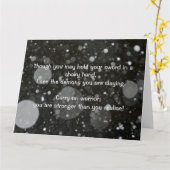 Empathウォリアー前向きル引用文勇気付けられる カード (黄色い花)