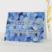 Empathウォリアー前向きル引用文勇気付けられる カード (黄色い花)