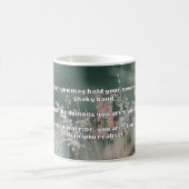 Empathウォリアー前向きル引用文勇気付けられる コーヒーマグカップ (中央)