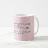 Empathウォリアー前向きル引用文勇気付けられる コーヒーマグカップ (正面右)