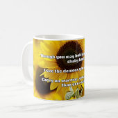 Empathウォリアー前向きル引用文勇気付けられる コーヒーマグカップ (正面左)