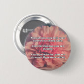 Empathウォリアー前向きル引用文勇気付けられる 缶バッジ (正面&裏面)