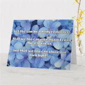 Empathシャイン前向き勇気付けられる引用文 カード (黄色い花)