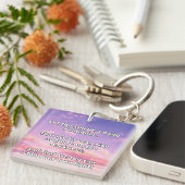 Empathシャイン前向き勇気付けられる引用文 キーホルダー (正面右)