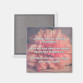 Empathシャイン前向き勇気付けられる引用文 マグネット (正面/裏面)