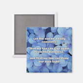 Empathシャイン前向き勇気付けられる引用文 マグネット (正面/裏面)