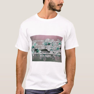 Empathシャイン前向き勇気付けられる引用文 Tシャツ