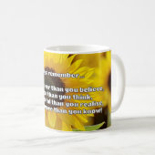 Empathブレイブリー前向き勇気付けられる引用文 コーヒーマグカップ (正面右)