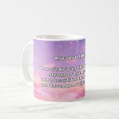 Empathブレイブリー前向き勇気付けられる引用文 コーヒーマグカップ (正面左)