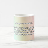 Empathブレイブリー前向き勇気付けられる引用文 コーヒーマグカップ (中央)