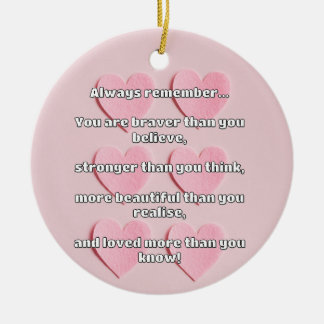 Empathブレイブリー前向き勇気付けられる引用文 セラミックオーナメント
