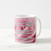 Empath信仰前向き勇気付けられる引用文 コーヒーマグカップ (正面右)