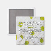 Empath信仰前向き勇気付けられる引用文 マグネット (正面/裏面)